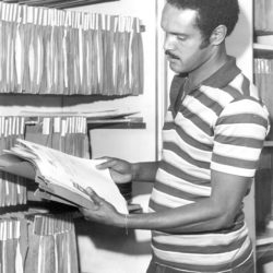 Antônio de Pádua Pinto Fernandes, funcionário da Divisão de Pessoal da FJP (1982)