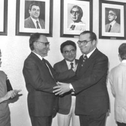 Transmissão do cargo de presidente da Fundação João Pinheiro (FJP) de Hindemburgo Chateaubriand Pereira Diniz, para Hamilton Parma (1987)