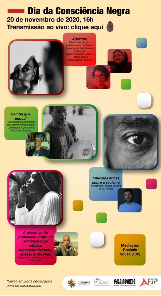 banner com a programação do evento